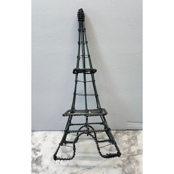 Wire Eiffel Tower Sculpture Paris France Vintage Inspired Decorative Art Piece - Picture 7 of 10
